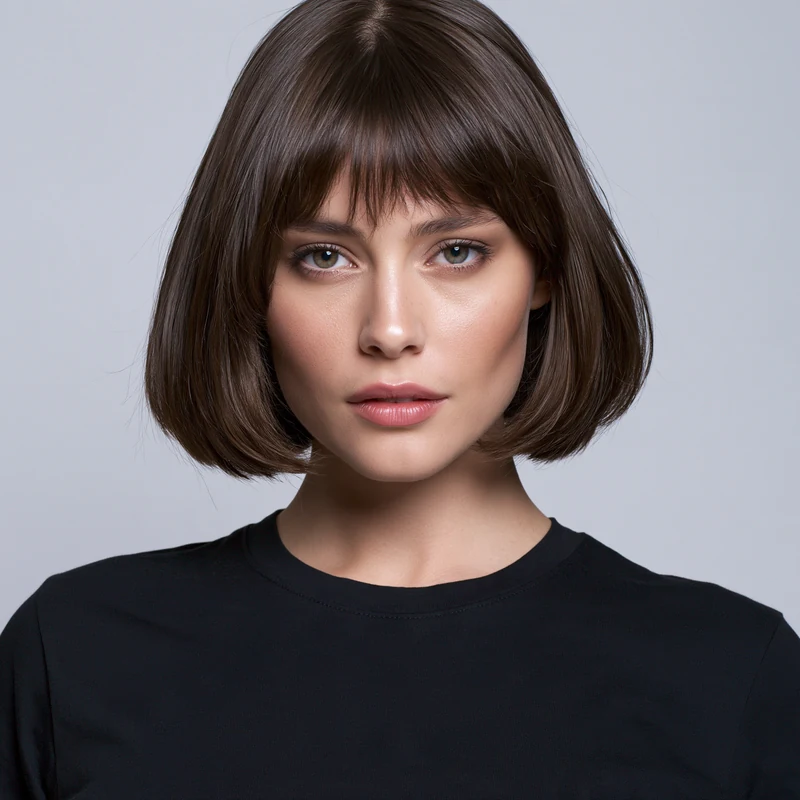 AI-generated French bob hairstyle inspiration