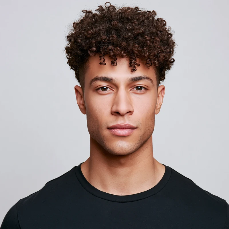 AI-generated Natural taper hairstyle inspiration
